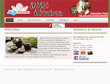 Tablet Screenshot of mimikitchen.com